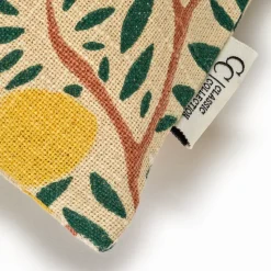 Funda de cojín Sunny citrus 50x50 cm, Verde oscuro