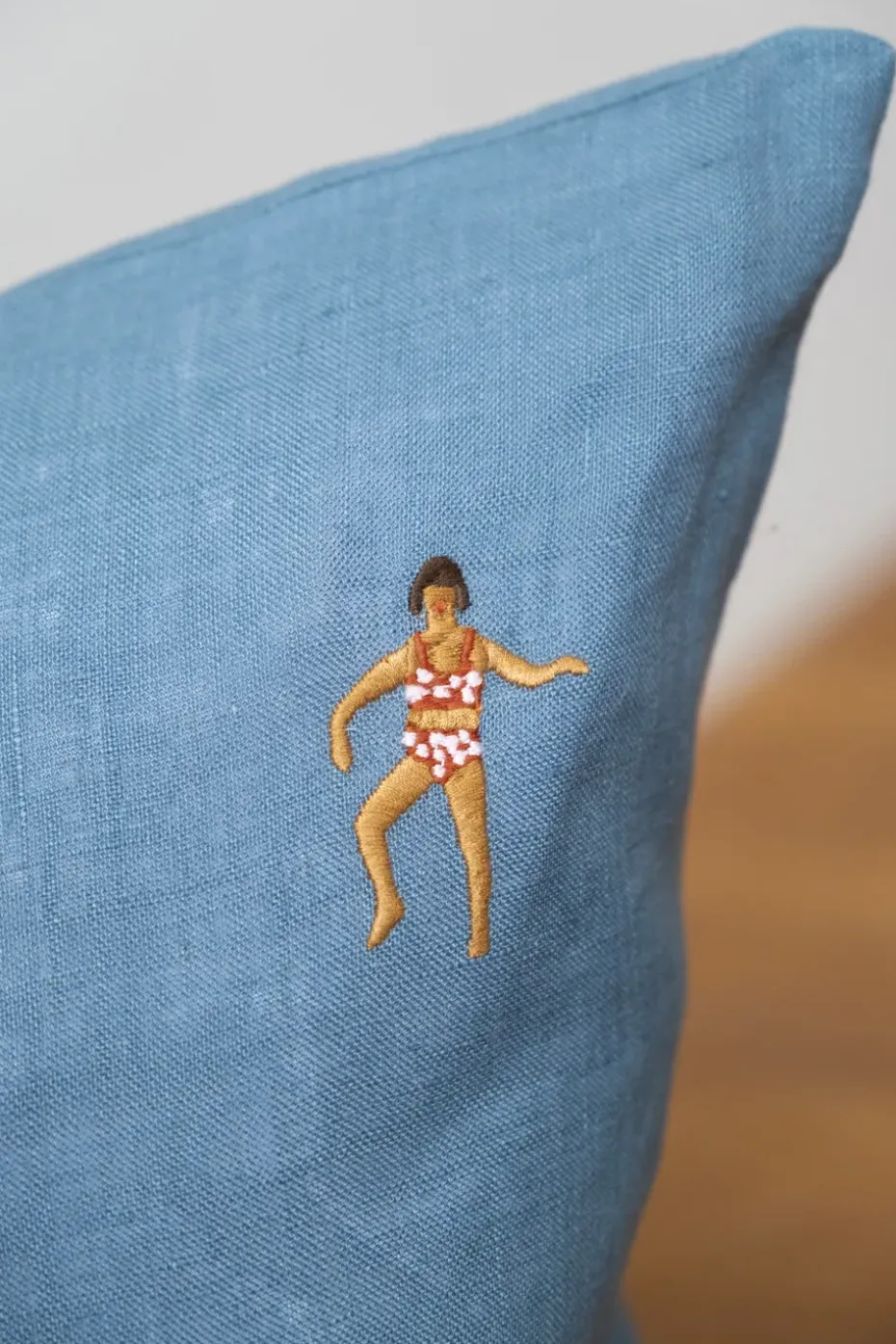 Funda de cojín Swimmers 45x45 cm, Blue