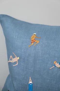 Funda de cojín Swimmers 45x45 cm, Blue