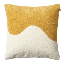 Funda de cojín Yogi 50x50 cm, Spicy yellow-off white