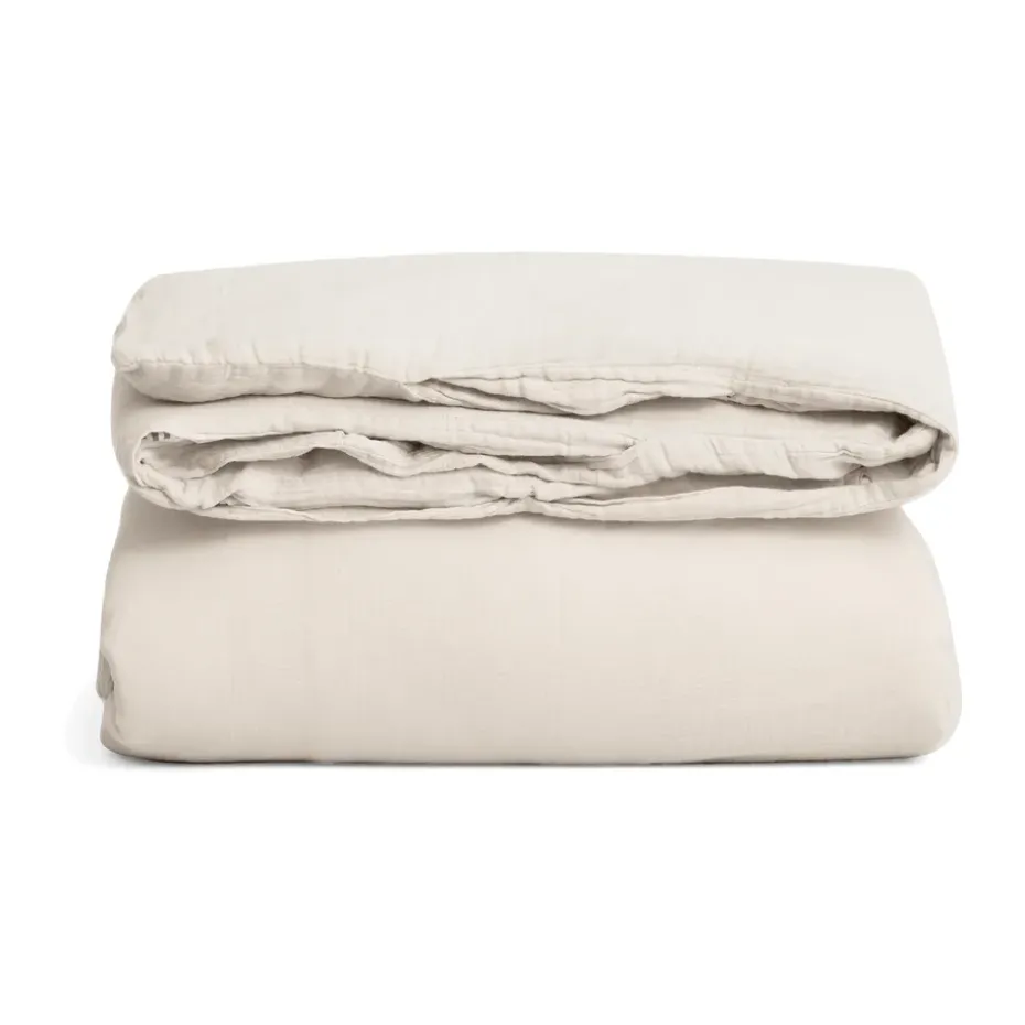 Funda nórdica Eggshell Muslin doble, 220x240 cm