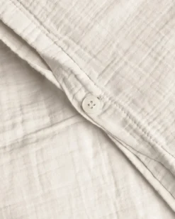 Funda nórdica Eggshell Muslin doble, 220X220 cm