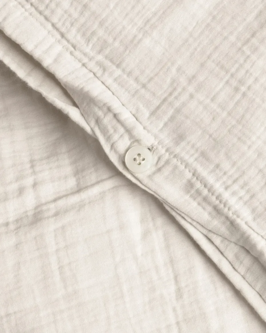 Funda nórdica Eggshell Muslin doble, 220X220 cm