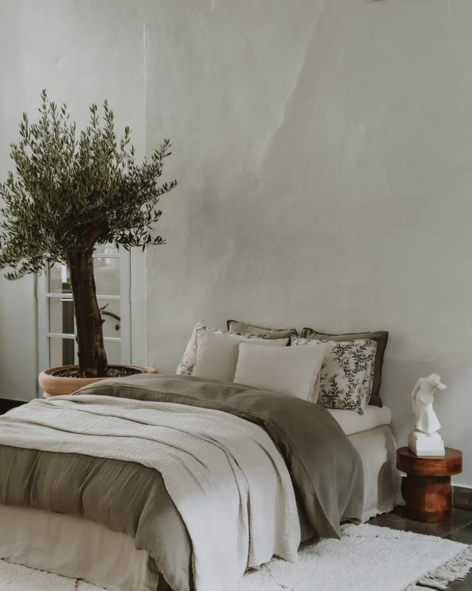 Funda nórdica Geranium Muslin doble, 220x240 cm