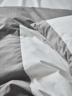 Funda nórdica Sobrio, Gris, 220x220 cm