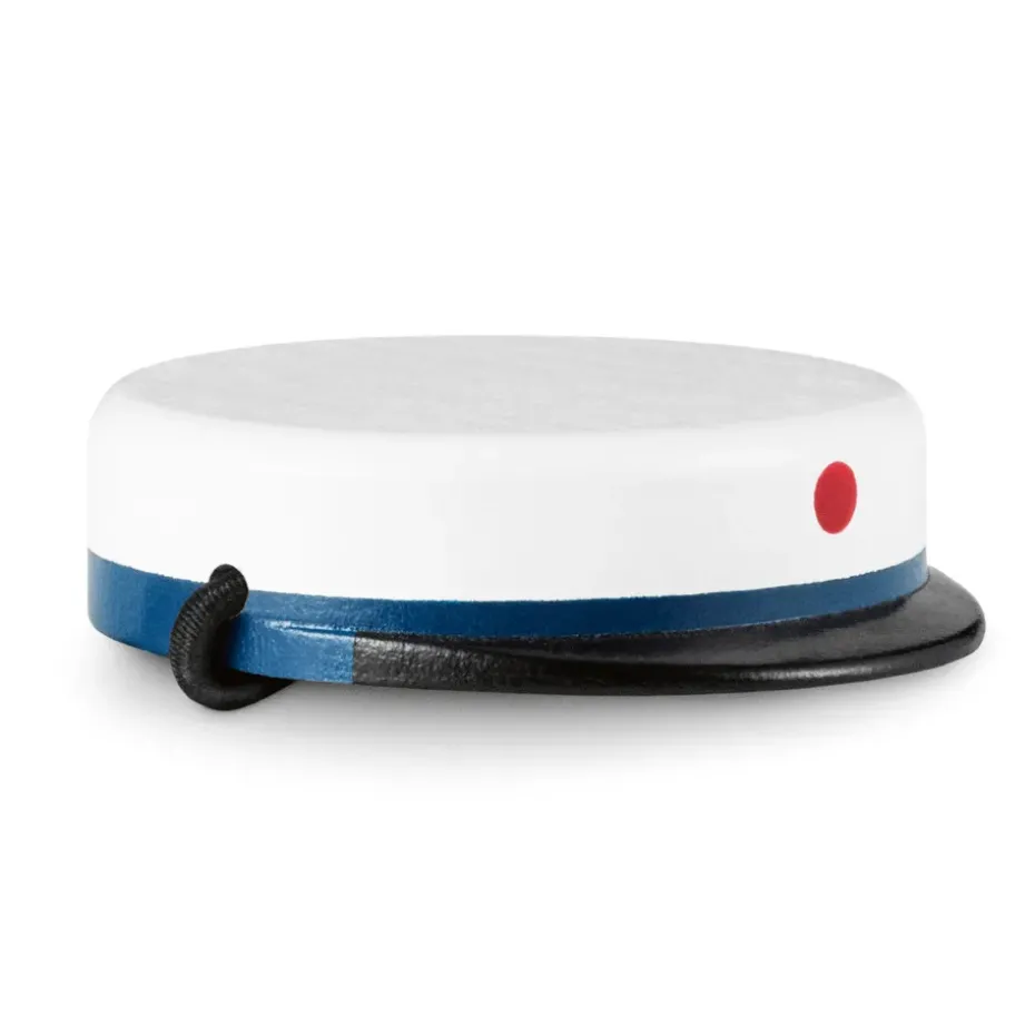 Gorra estudiante para mono Kay Bojesen, Blanco-azul