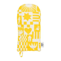Guante de cocina Moomin Party 15x34 cm, Amarillo