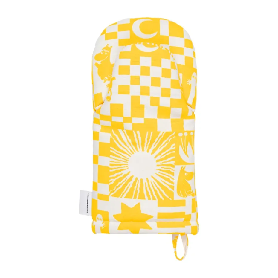 Guante de cocina Moomin Party 15x34 cm, Amarillo