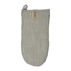 Guante de horno Ernst a rayas, Salvia-blanco