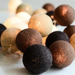 Guirnalda de luces Brownie, 20 bolas