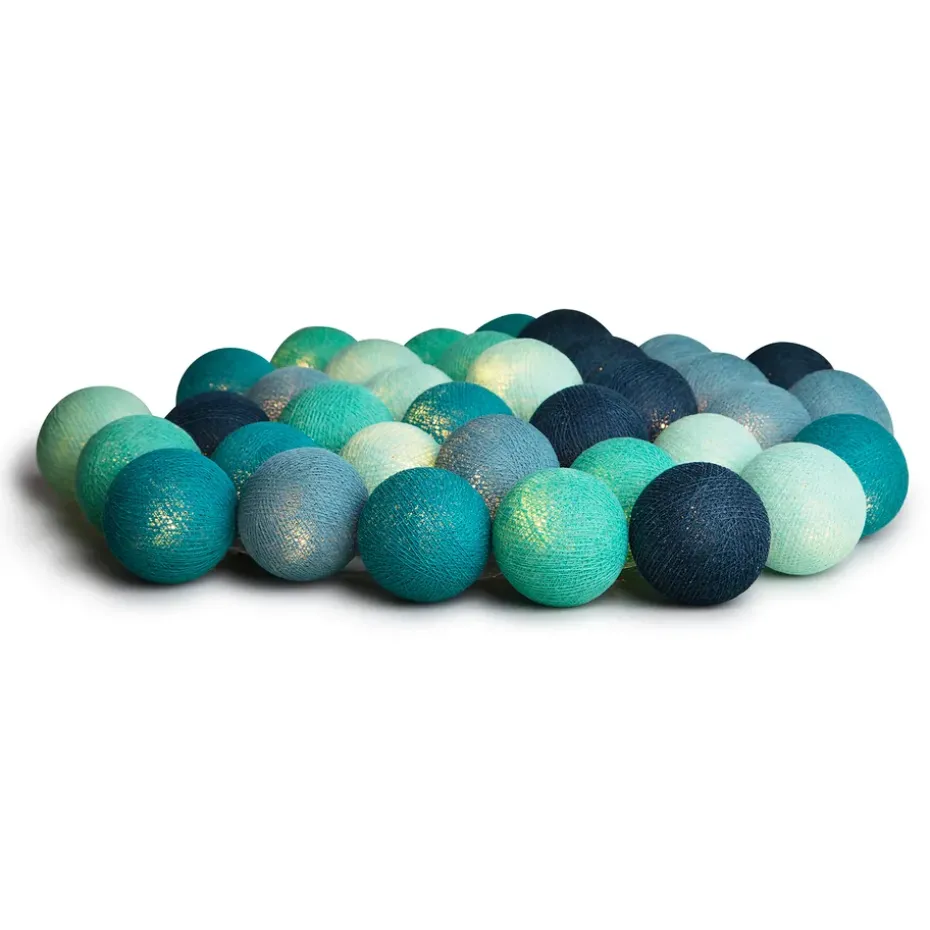 Guirnalda de luces Cool Mint, 20 bolas