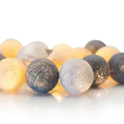 Guirnalda de luces Greige, 35 bolas