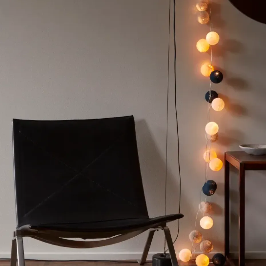 Guirnalda de luces Iris lights Moonlight, 35 bolas