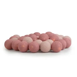 Guirnalda de luces Irislights French rose, 20 bolas