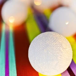 Guirnalda de luces Pure White, 20 bolas