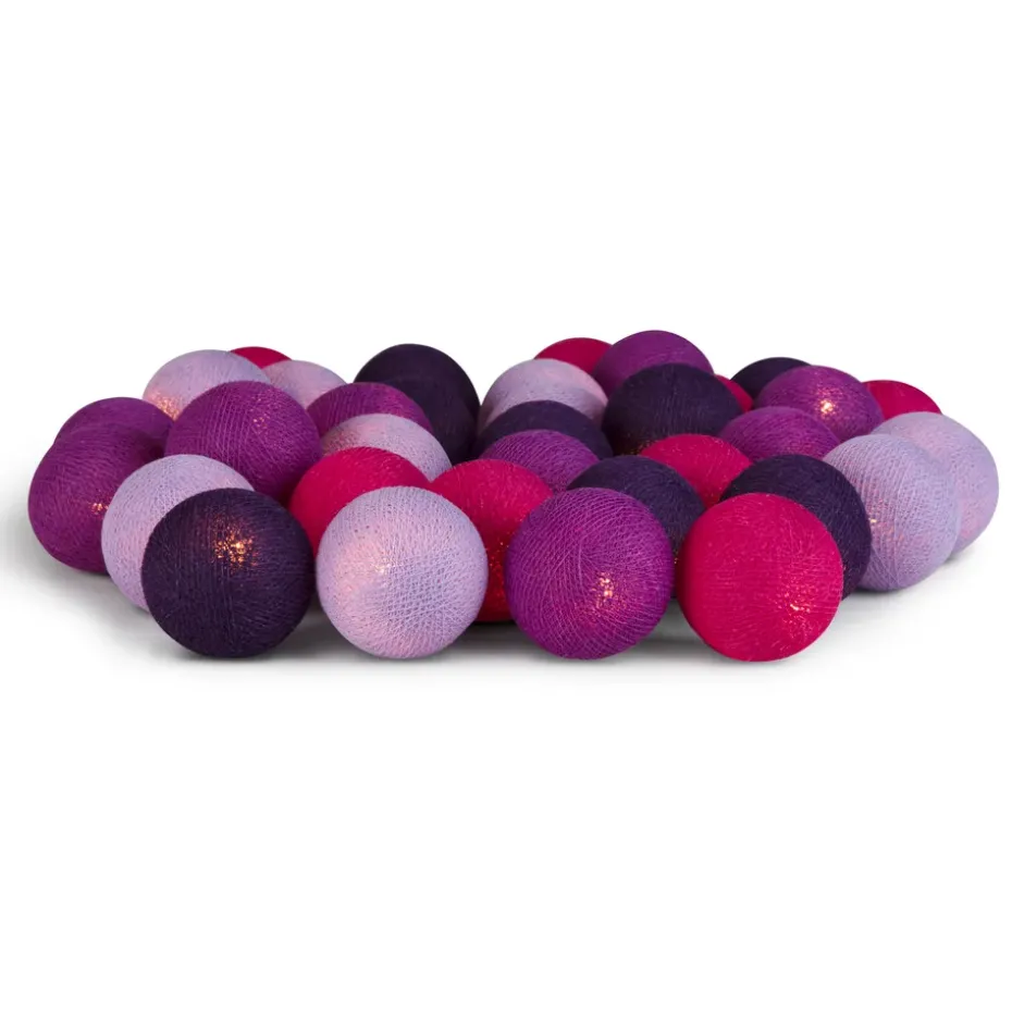 Guirnalda de luces Vivid Violet, 35 bolas