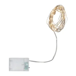 Guirnalda luminosa Dew Drop 400 cm, Plata