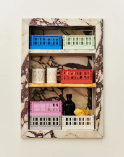 HAY Colour Crate Mini 2-pack 13x17 cm, Light grey