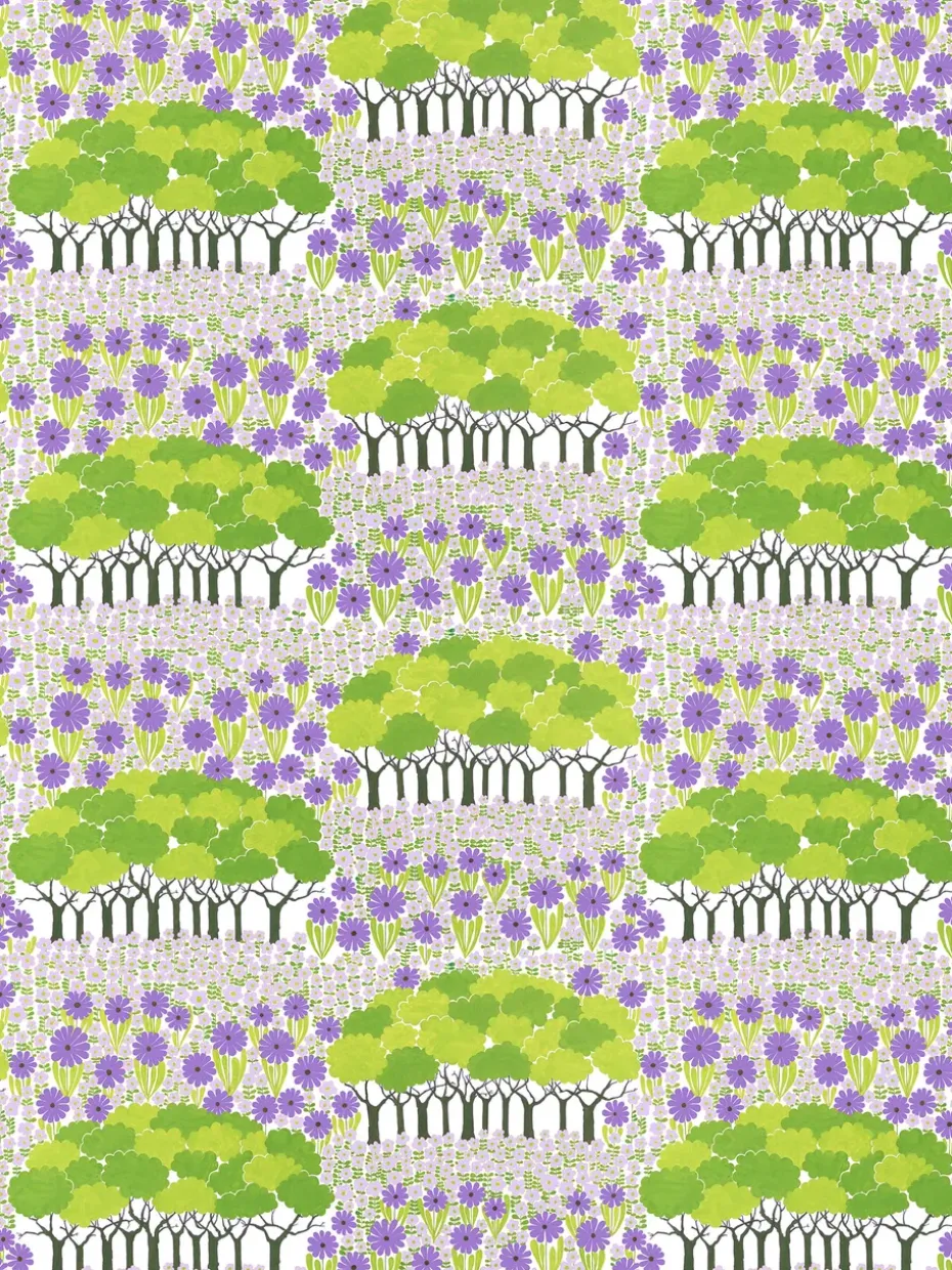 Hule Allé, verde-morado