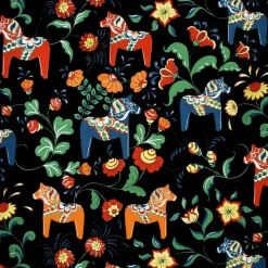 Hule Caballo de Dalarna, negro