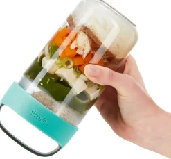 Jar To Go Lékué 600 ml, Turquesa