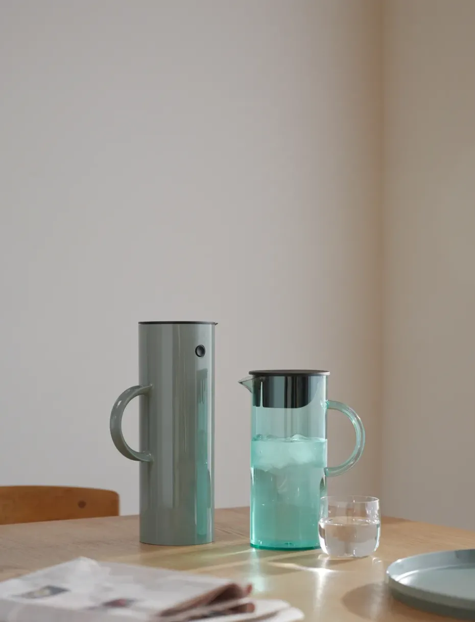 Jarra con tapa EM77 1,5 L, Dusty green