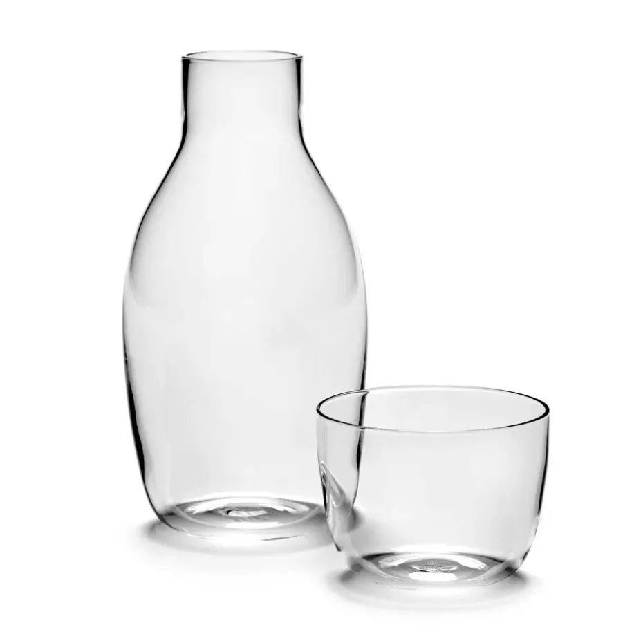 Jarra con vaso Passe-Partout, transparente