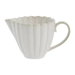 Jarra de leche Camille, Off White