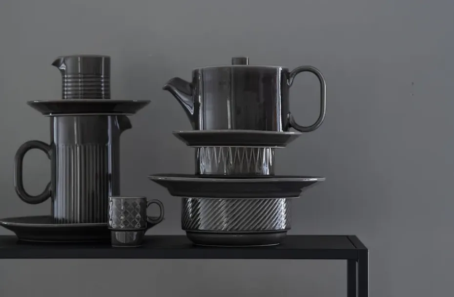 Jarra de leche Coffee & More, Gris