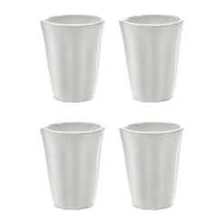 Jarra de leche Silhouette 7 cl set de 4, White
