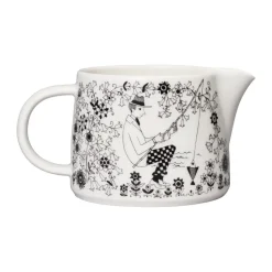 Jarra Emilia 35 cl, Negro-blanco