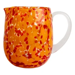 Jarra redondeada Messy 2,8 l, Rojo-naranja