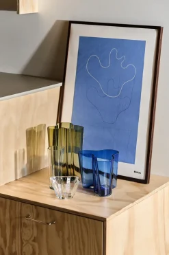 Jarrón Alvar Aalto verde musgo, 251 mm