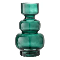 Jarrón de vidrio Bloomingville 25 cm, verde