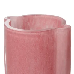 Jarrón de vidrio HK Living 25 cm, Flamingo pink