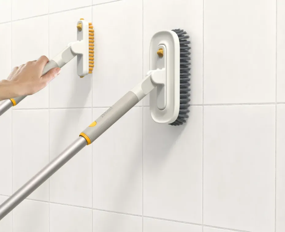Joseph Joseph Cleantech 2 en 1 cepillo de limpieza para azulejos, Stone