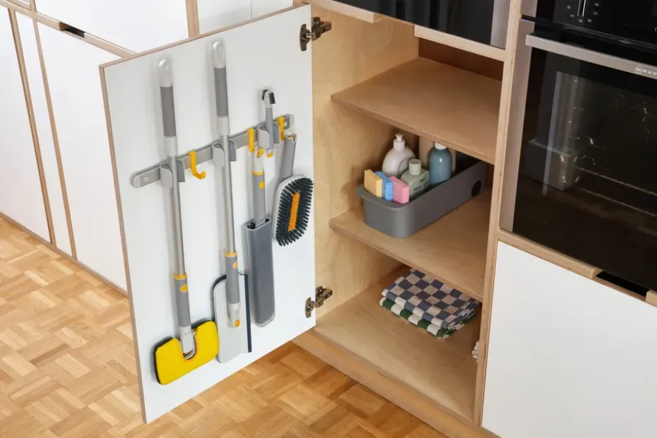 Joseph Joseph Cleantech 2 en 1 cepillo de limpieza para azulejos, Stone