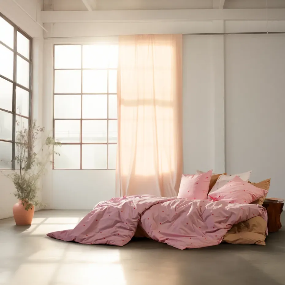 Juego de cama Daisy 150x210 cm, Pink-rojo