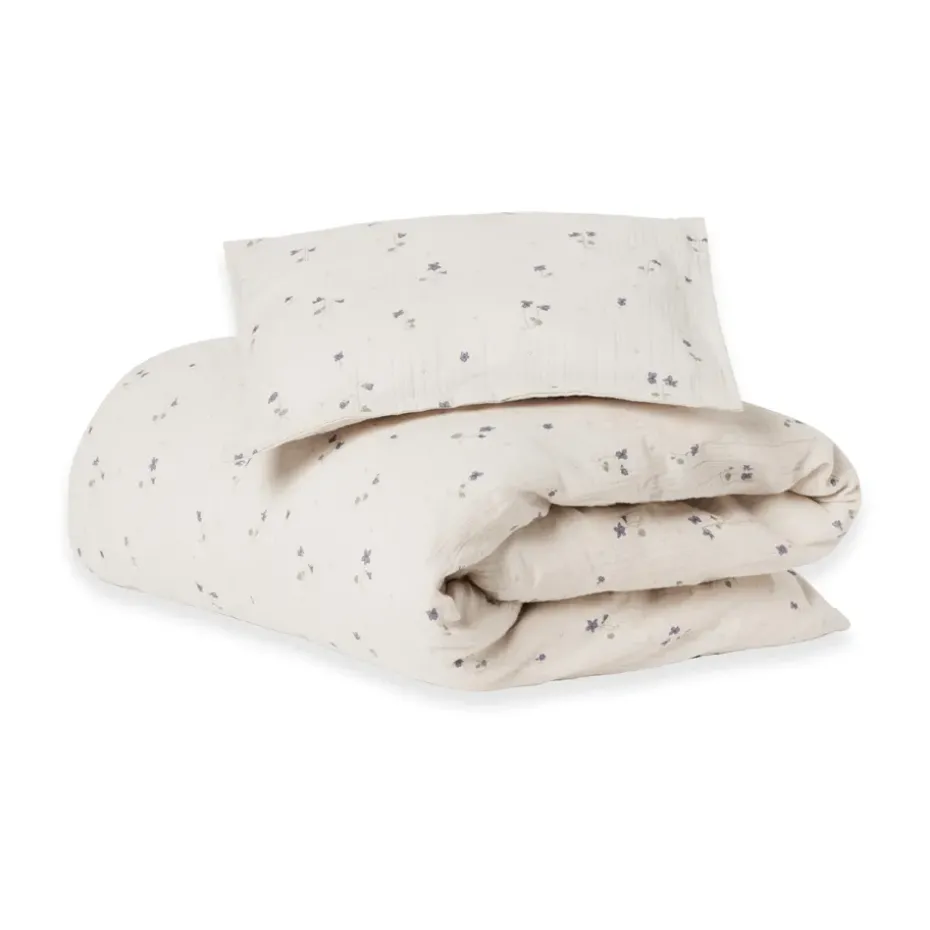 Juego de cama junior Viola Muslin, 100x130 cm/35x55 cm