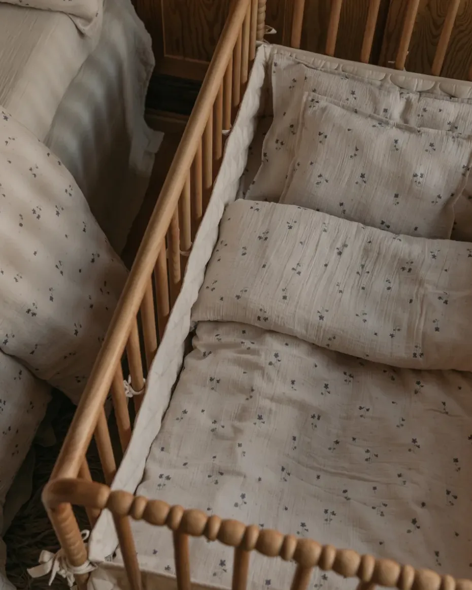 Juego de cama junior Viola Muslin, 100x130 cm/35x55 cm