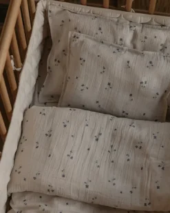 Juego de cama junior Viola Muslin, 100x140 cm/40x60 cm