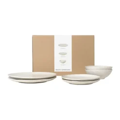 Juego de cena para dos Nordic Vanilla, 6 piezas