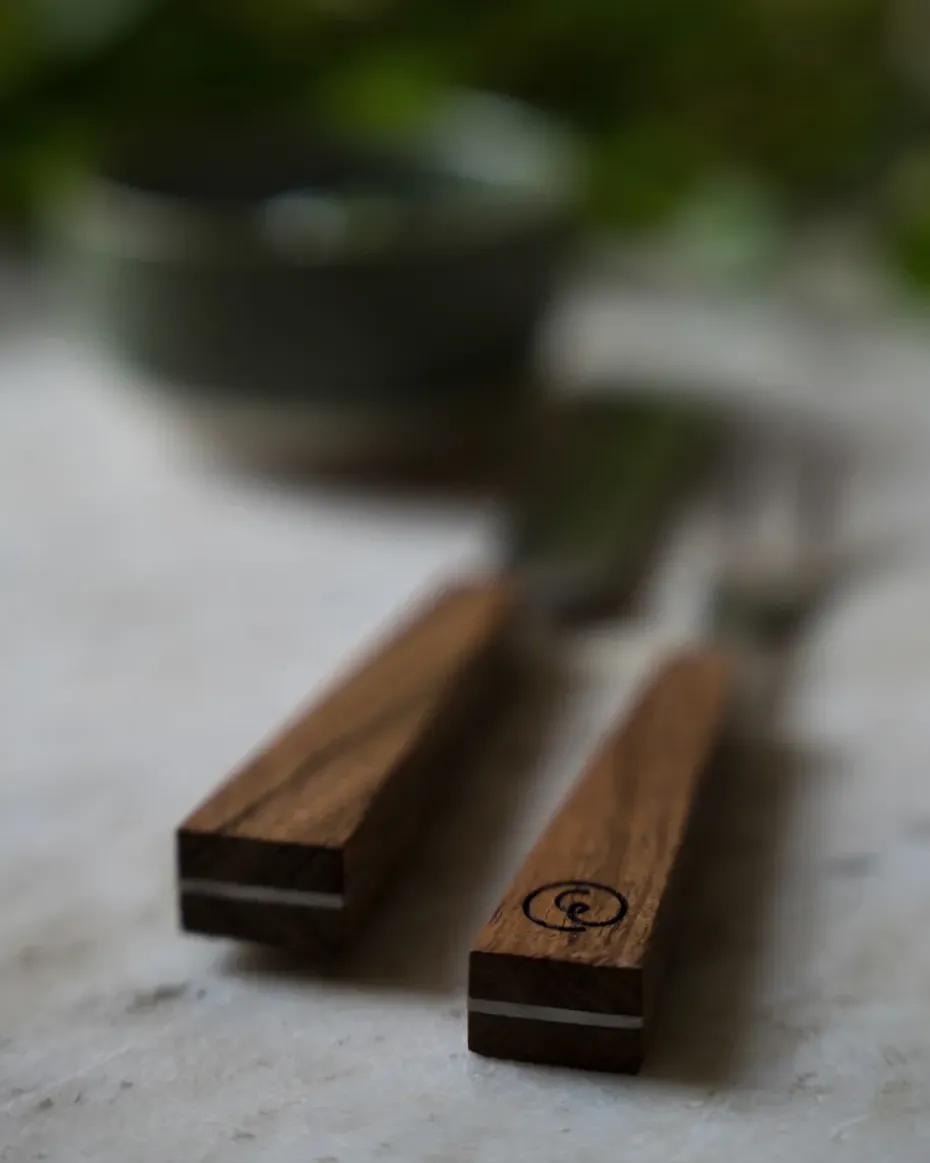 Juego de cubiertos Ernst para queso, 2 piezas, Acacia