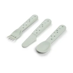Juego de cubiertos Happy Dots foodie 3 piezas, Green