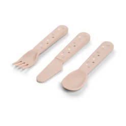 Juego de cubiertos Happy Dots foodie 3 piezas, Powder