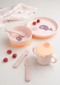 Juego de cubiertos Happy Dots foodie 3 piezas, Powder