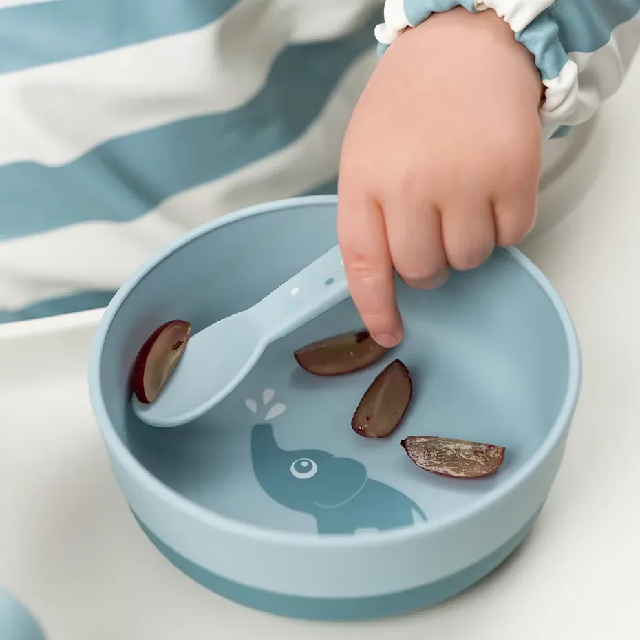 Juego de cubiertos Happy Dots foodie 3 piezas, Blue
