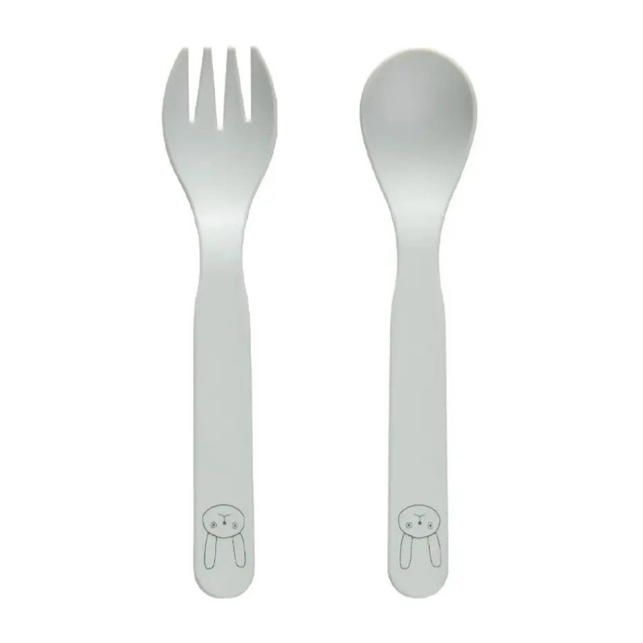 Juego de cubiertos para niños Pullo, Pale Mint