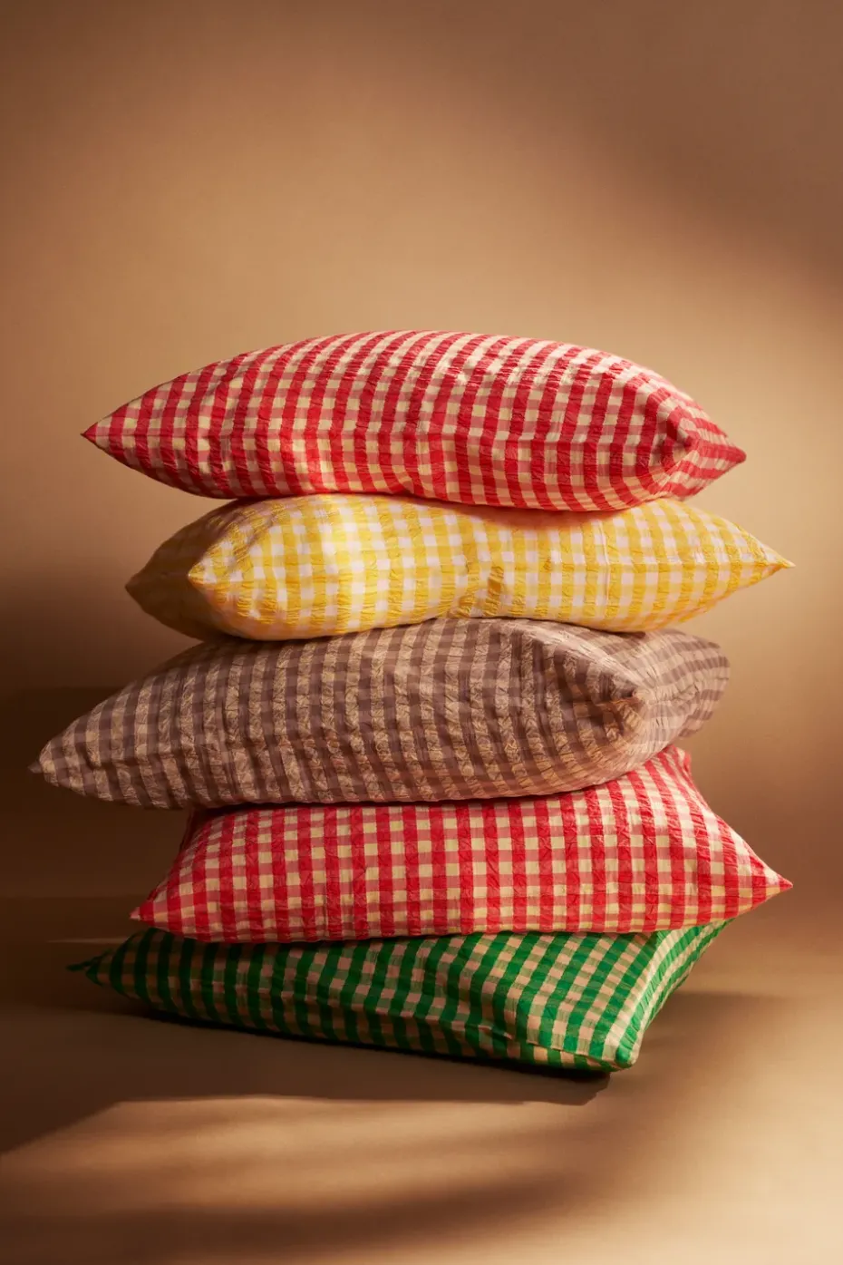 Juego de funda nórdica Bæk&Bølge 220x220 cm, Rojo-amarillo