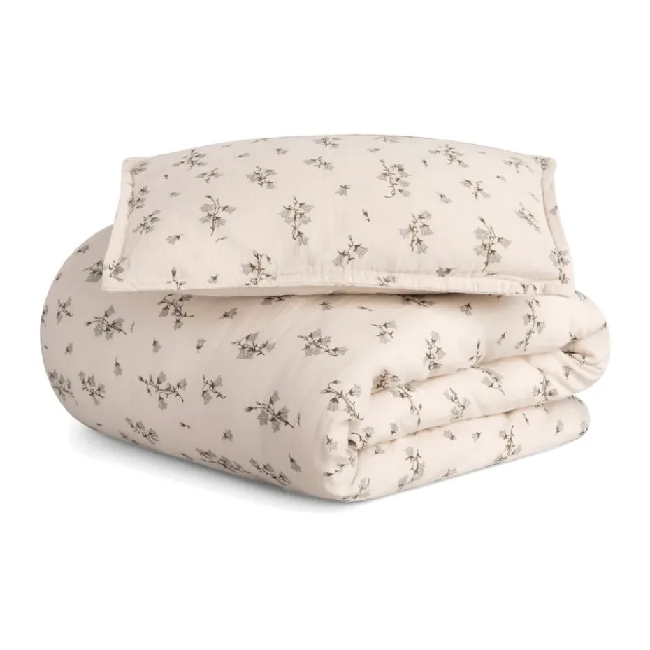 Juego de funda nórdica Bluebell Muslin junior, 100x140 cm/40x60 cm